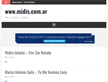 Tablet Screenshot of midis.com.ar